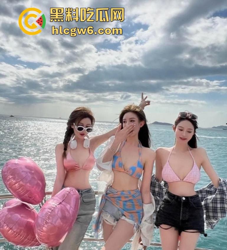 三亚游艇俱乐部富二代淫趴实锤，嫩模女神三点式热舞后直接全裸开干， 露天野战群P淫乱操就完了！-7